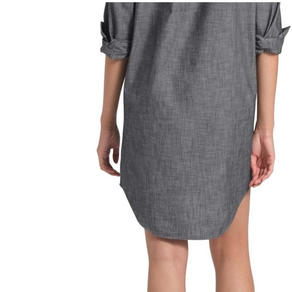 The North Face Black Chambray Dress, Relaxed Fit XSmall - Picture 6 of 12